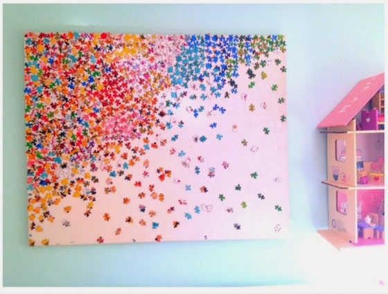 Skvělé nápady, jak využít zbylé dílky puzzle, kterému chybí jeden nebo více kousků: 30+ nápadů na originální dekorace!