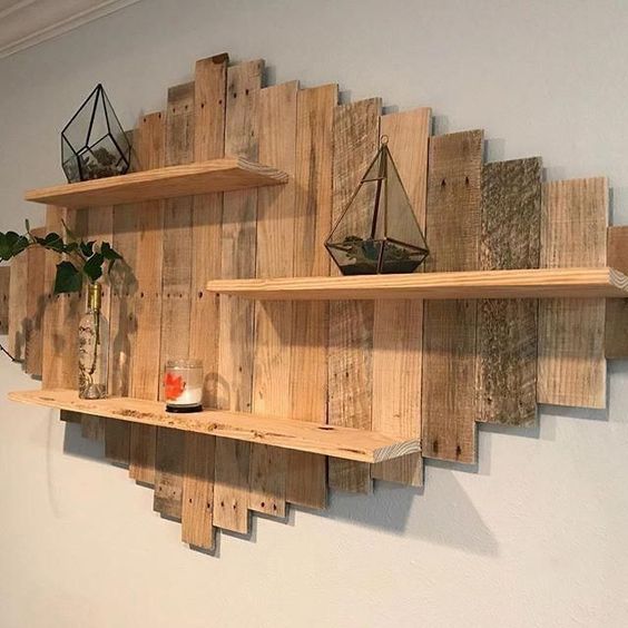 25+ nástěnných dekorací z odpadového dřeva – Prima inspirace