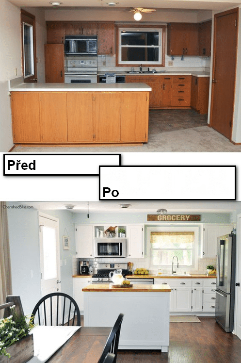 Úžasné proměny kuchyní! Podívejte se na fotografie PŘED a PO