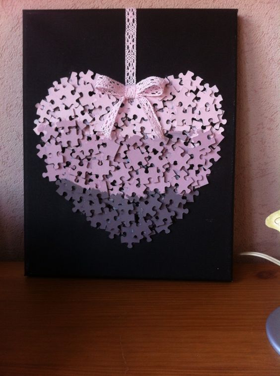 Skvělé nápady, jak využít zbylé dílky puzzle, kterému chybí jeden nebo více kousků: 30+ nápadů na originální dekorace!