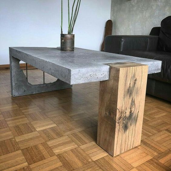 Skvělé způsoby, jak využít beton k dekoračním účelům a k výrobě nábytku!