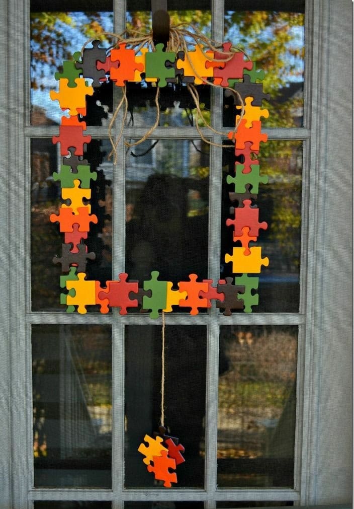 Skvělé nápady, jak využít zbylé dílky puzzle, kterému chybí jeden nebo více kousků: 30+ nápadů na originální dekorace!