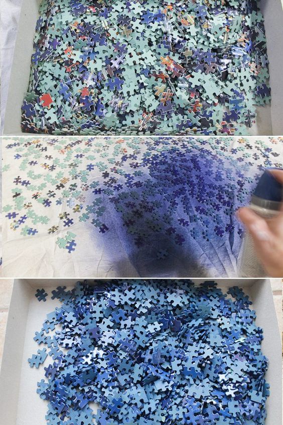 Skvělé nápady, jak využít zbylé dílky puzzle, kterému chybí jeden nebo více kousků: 30+ nápadů na originální dekorace!