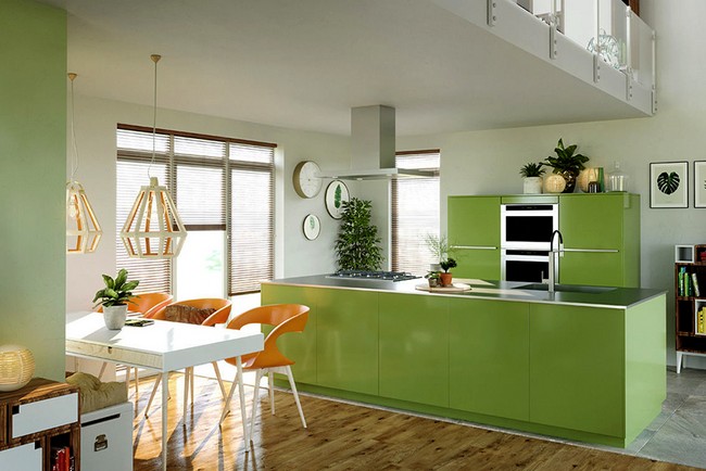 Zelený design kuchyně: 58 velkolepých a svěžích nápadů