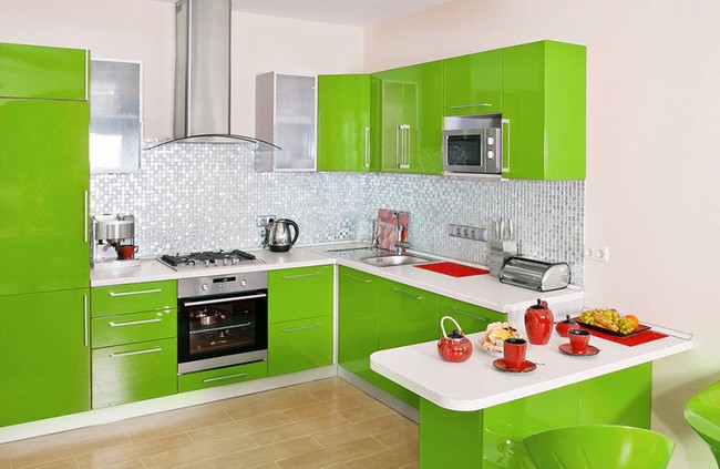 Zelený design kuchyně: 58 velkolepých a svěžích nápadů