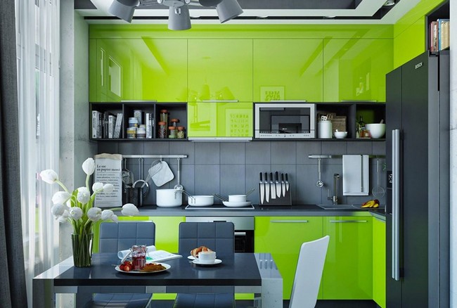 Zelený design kuchyně: 58 velkolepých a svěžích nápadů