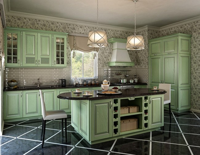 Zelený design kuchyně: 58 velkolepých a svěžích nápadů