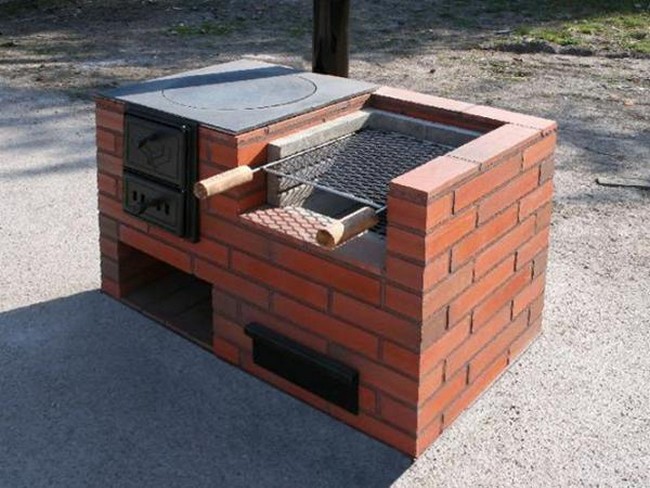 Cihlový gril vlastníma rukama: 47 nápadů na gril