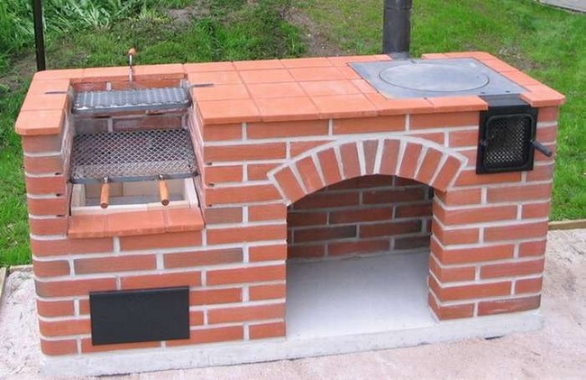 Cihlový gril vlastníma rukama: 47 nápadů na gril