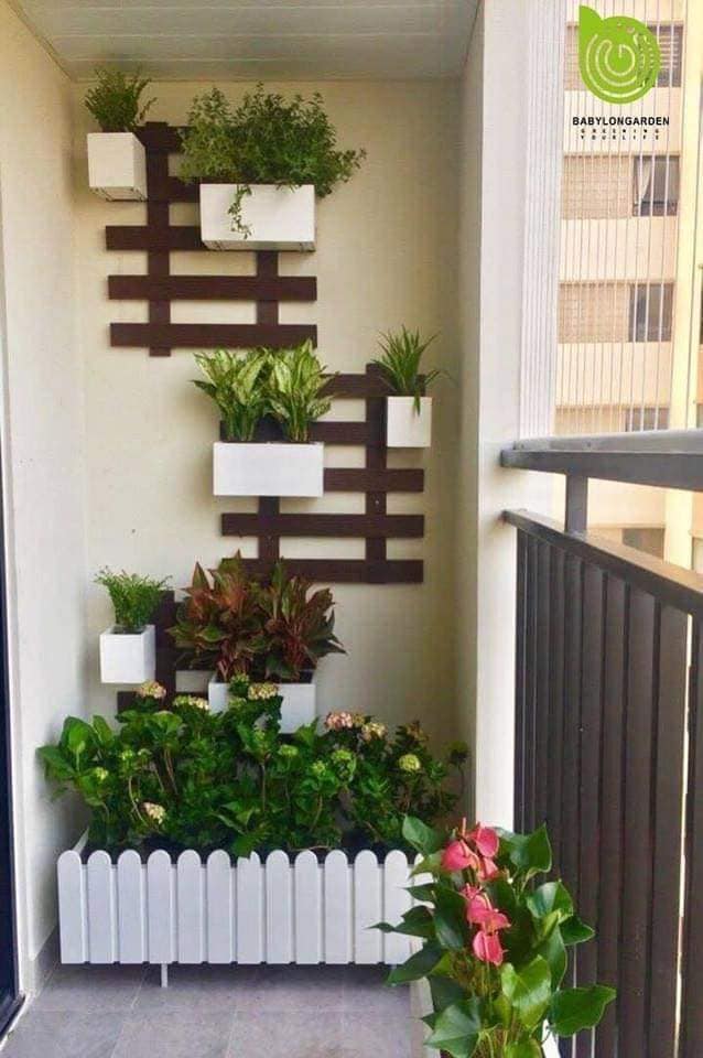 Inspirace na levné a krásné poličky na Váš balkón nebo terasu – Inspirujte se