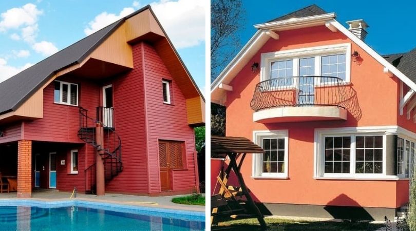 Jak krásně zrenovovat fasádu domu: 45 nápadů na nátěry