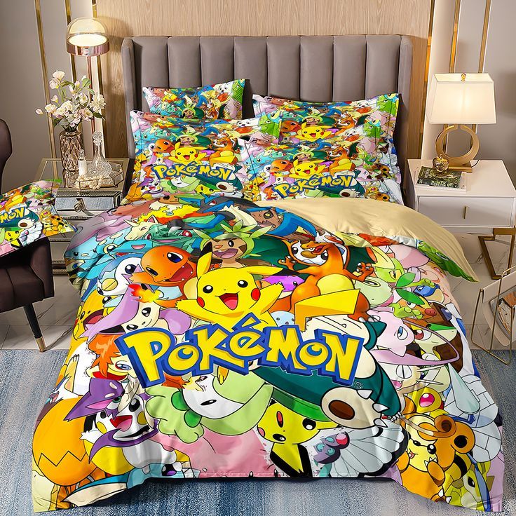 Pokémon inspirace do pokoje: postele, povlečení a dekorace s Pikachu – 15 nejkrásnějších inspirací