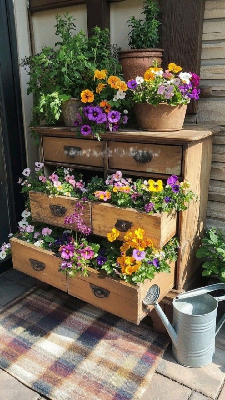 35 zahradních DIY dekorací: spousta nápadů z věcí, které Vám zkrášlí zahradu