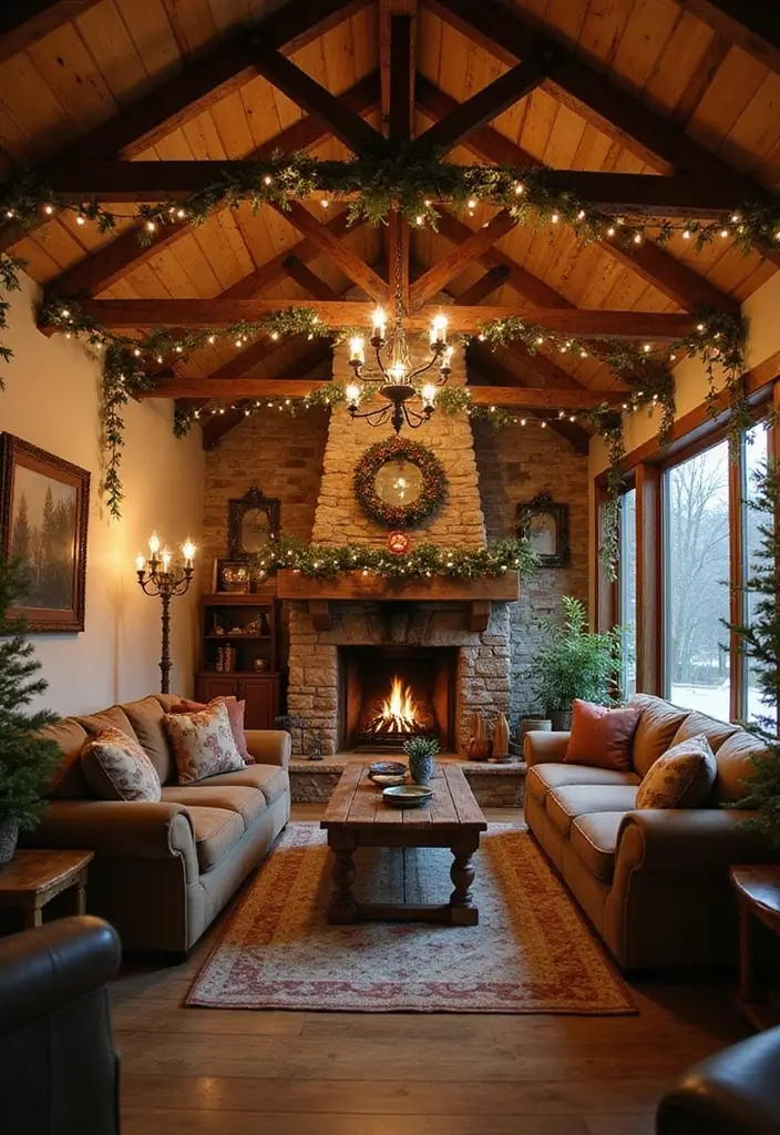 Rustikální dřevěné trámy a skryté LED podsvícení: 20 inspirací pro autentický hacienda styl