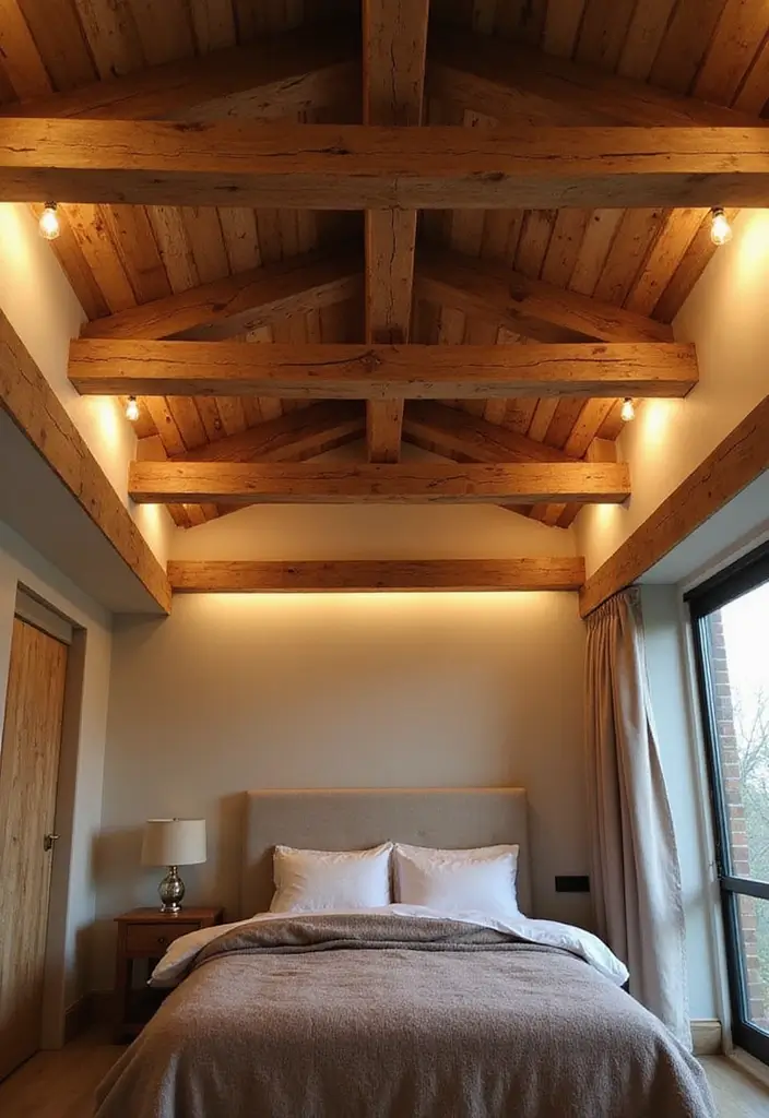 Rustikální dřevěné trámy a skryté LED podsvícení: 20 inspirací pro autentický hacienda styl