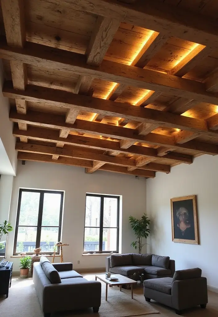Rustikální dřevěné trámy a skryté LED podsvícení: 20 inspirací pro autentický hacienda styl
