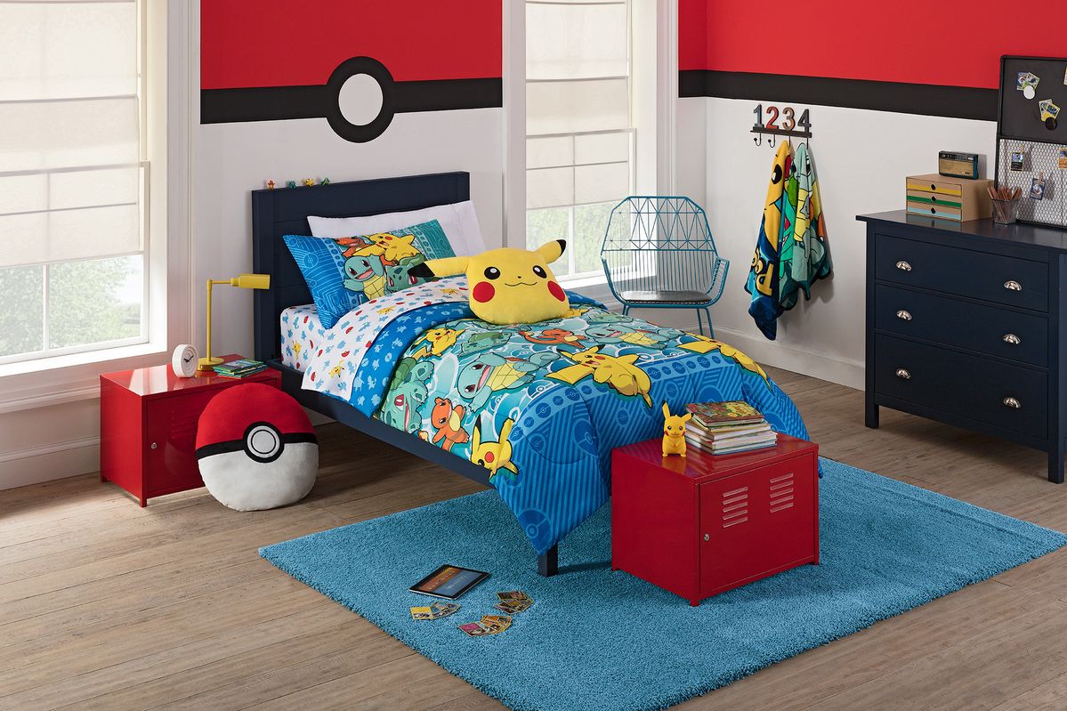 Pokémon inspirace do pokoje: postele, povlečení a dekorace s Pikachu – 15 nejkrásnějších inspirací