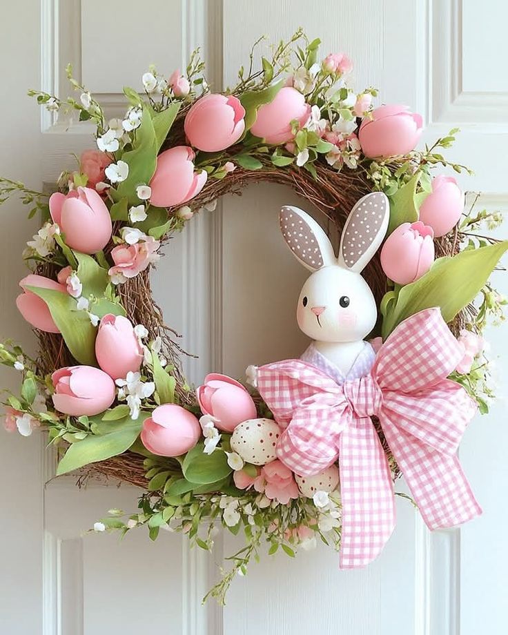 Jarní věnce na dveře: 30+ jednoduchých jarních DIY inspirací