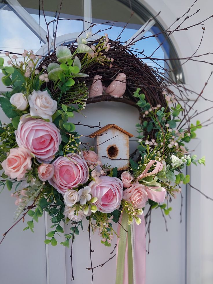 Jarní věnce na dveře: 30+ jednoduchých jarních DIY inspirací