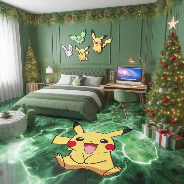 Pokémon inspirace do pokoje: postele, povlečení a dekorace s Pikachu – 15 nejkrásnějších inspirací