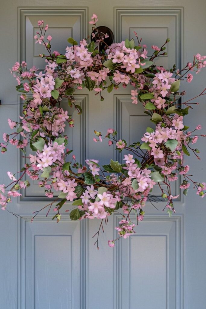 Jarní věnce na dveře: 30+ jednoduchých jarních DIY inspirací