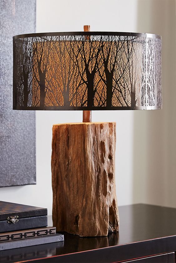 40 originálních DIY dřevěných lamp, které si vyrobíte svépomocí