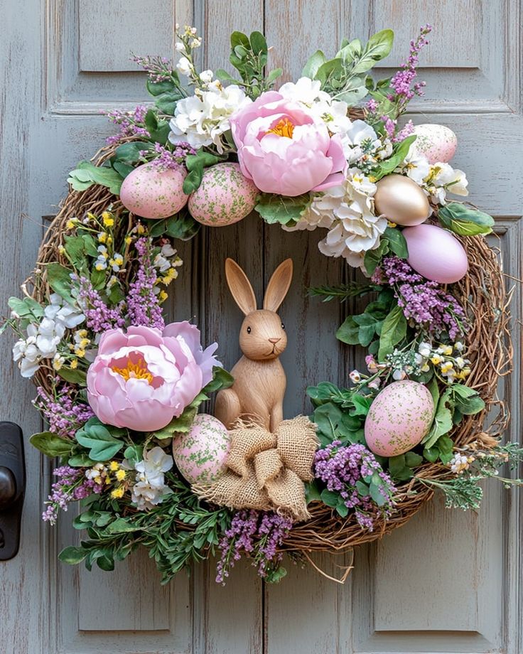 Jarní věnce na dveře: 30+ jednoduchých jarních DIY inspirací