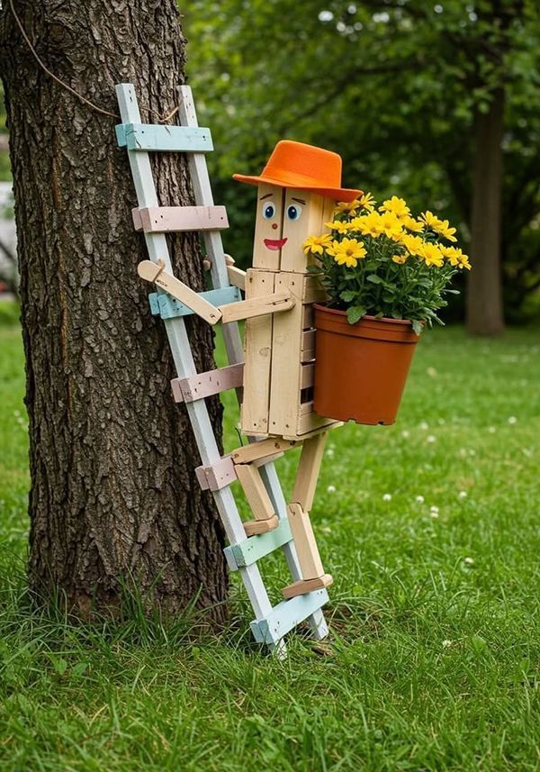 35 zahradních DIY dekorací: spousta nápadů z věcí, které Vám zkrášlí zahradu