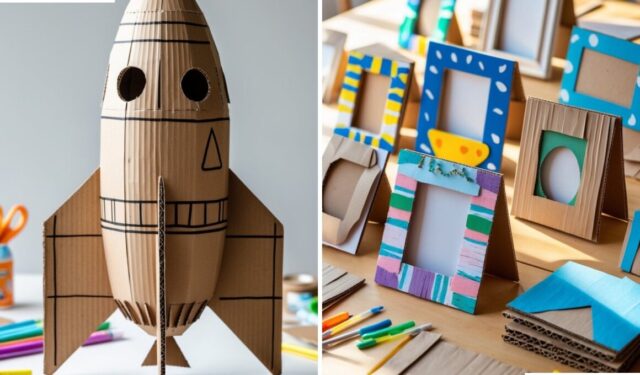 15 kreativních nápadů na tvoření z kartonu pro děti i dospělé