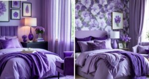 15+ inspirací na fialovou ložnici, která bude svěží, útulná a rozzáří váš interiér