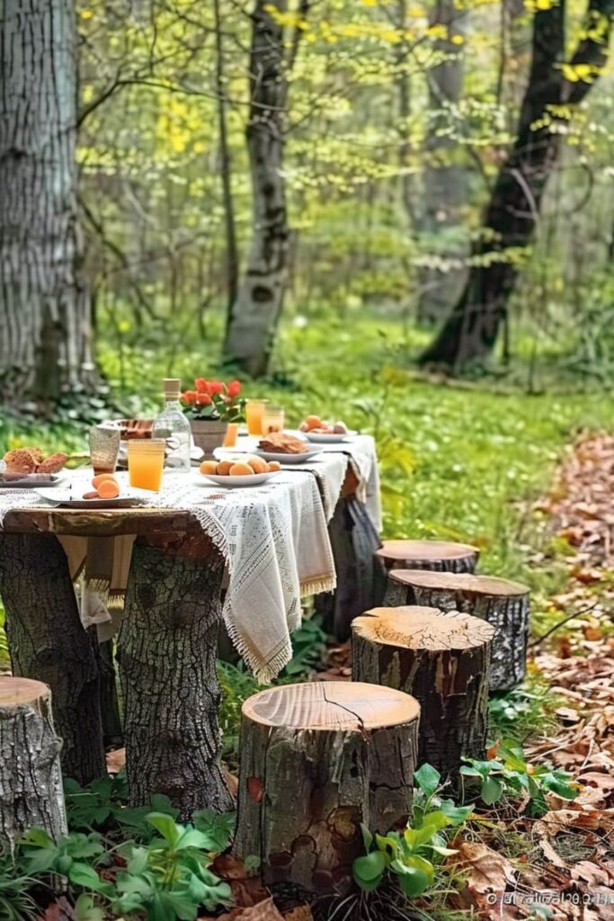 15+ kreativních nápadů na dekorace z pařezů do zahrady, které oživí každý kout