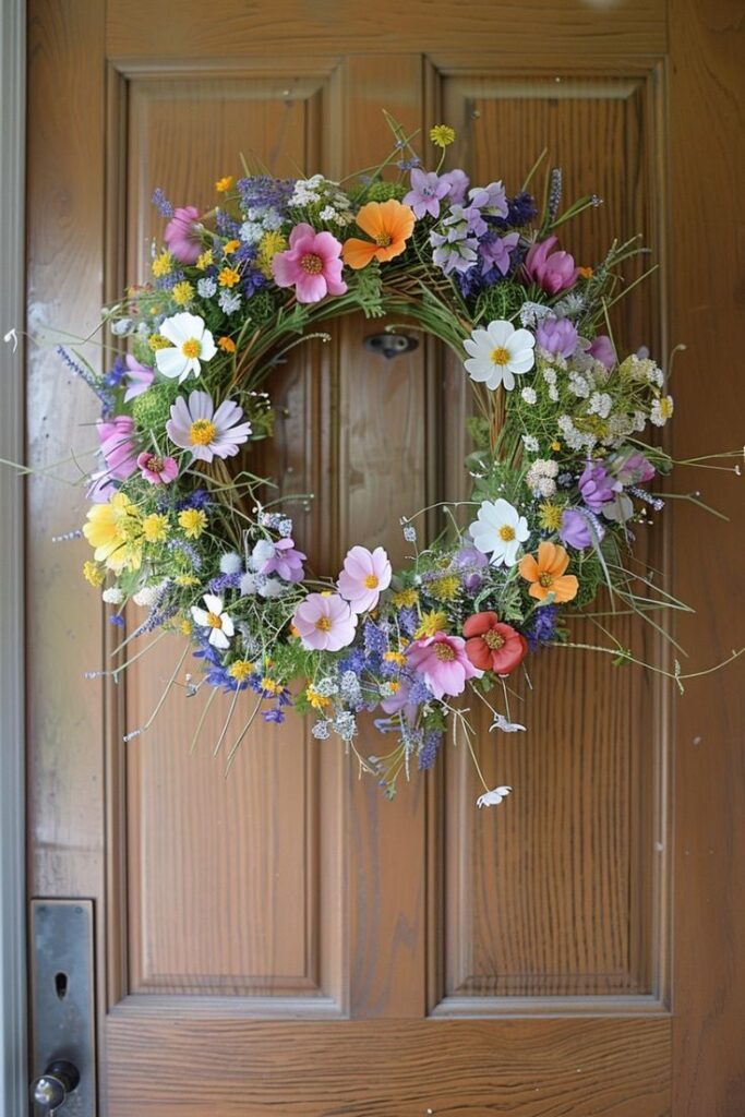 Jarní věnce na dveře: 30+ jednoduchých jarních DIY inspirací