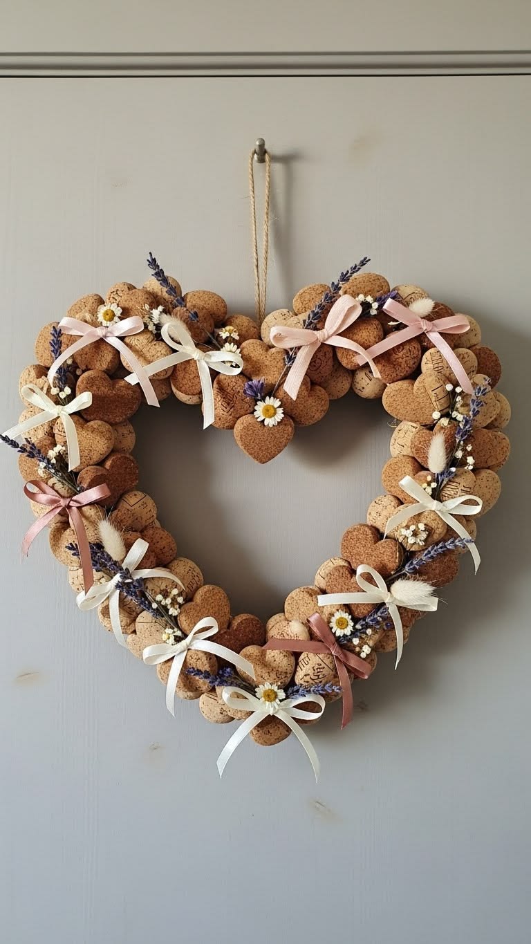 Celoroční DIY korkové věnce: 25 inspirací, které zvládnete vyrobit sami