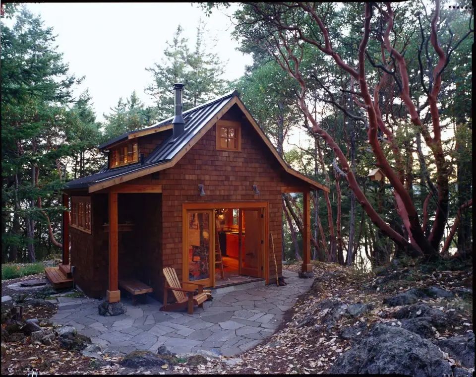„Orcas Island Cabin“ od David Vandervort Architects