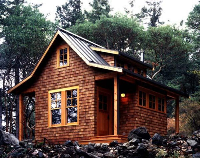„Orcas Island Cabin“ od David Vandervort Architects