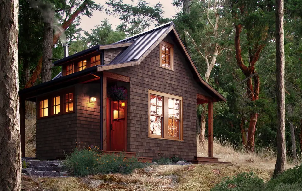 „Orcas Island Cabin“ od David Vandervort Architects