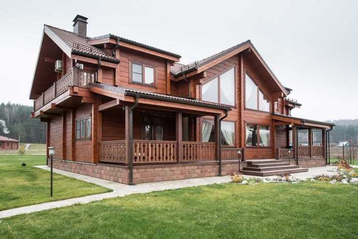 Krásné fasády domů z lepeného lamelového dřeva: 50+ ekologických návrhů s elegantním designem