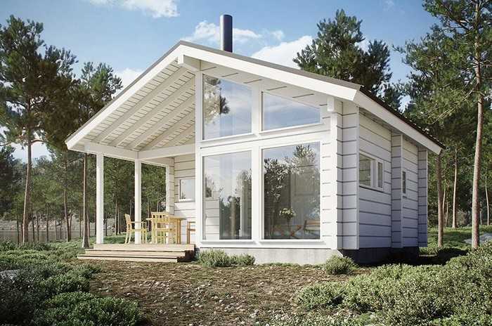 Krásné fasády domů z lepeného lamelového dřeva: 50+ ekologických návrhů s elegantním designem
