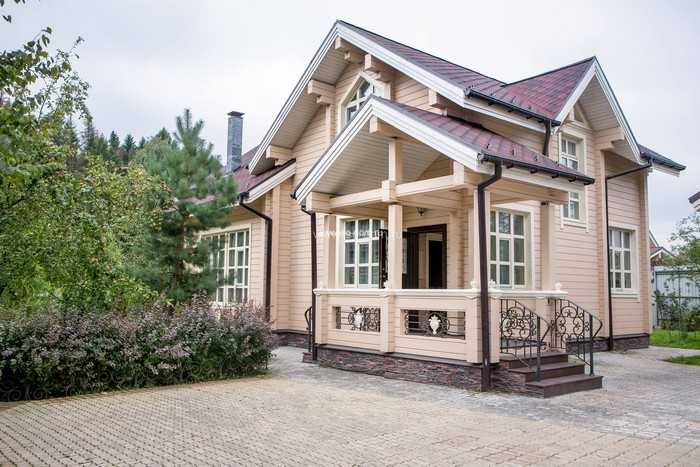 Krásné fasády domů z lepeného lamelového dřeva: 50+ ekologických návrhů s elegantním designem