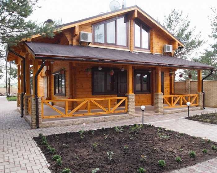 Krásné fasády domů z lepeného lamelového dřeva: 50+ ekologických návrhů s elegantním designem