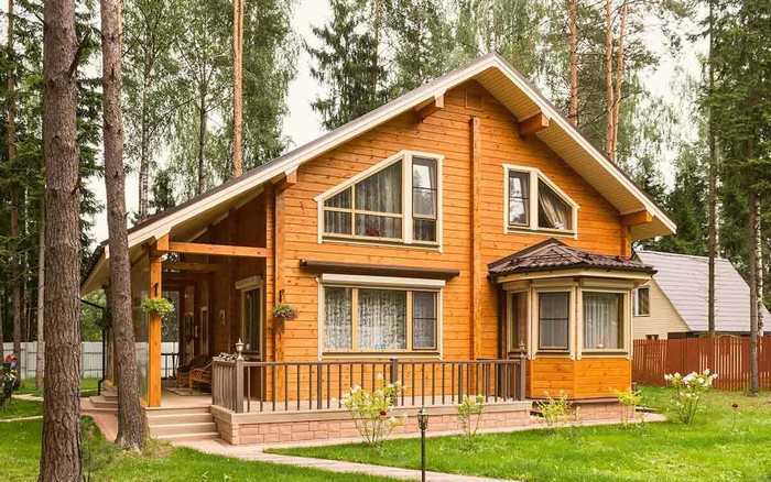 Krásné fasády domů z lepeného lamelového dřeva: 50+ ekologických návrhů s elegantním designem