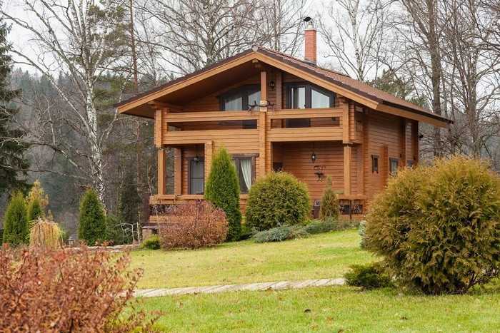 Krásné fasády domů z lepeného lamelového dřeva: 50+ ekologických návrhů s elegantním designem