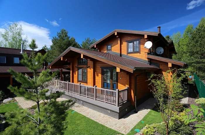 Krásné fasády domů z lepeného lamelového dřeva: 50+ ekologických návrhů s elegantním designem