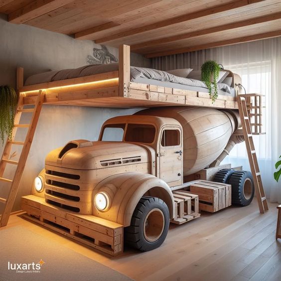 Usínání s úsměvem: 25 inspirací na tematické postele, které děti budou milovat