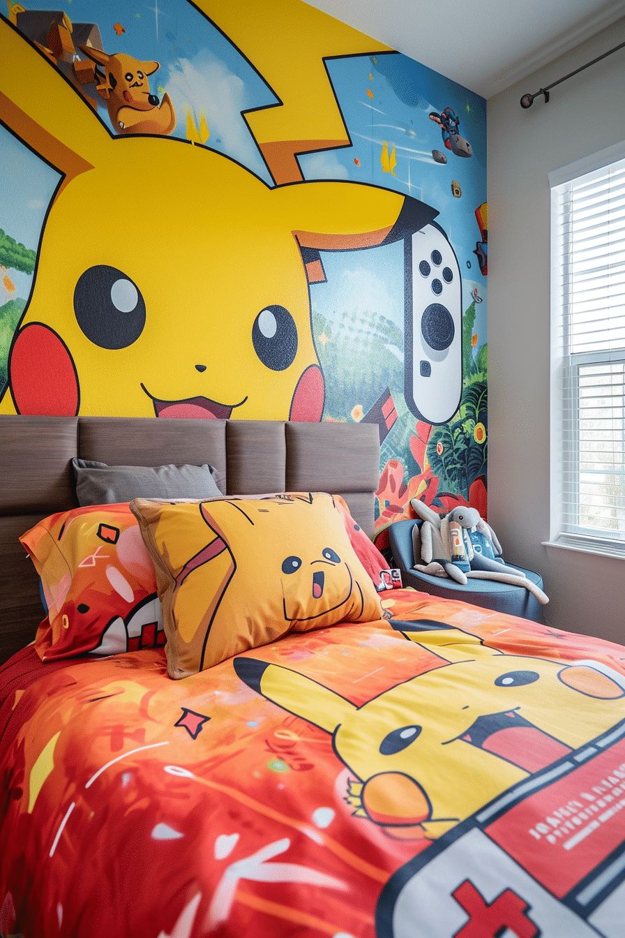 Pokémon inspirace do pokoje: postele, povlečení a dekorace s Pikachu – 15 nejkrásnějších inspirací