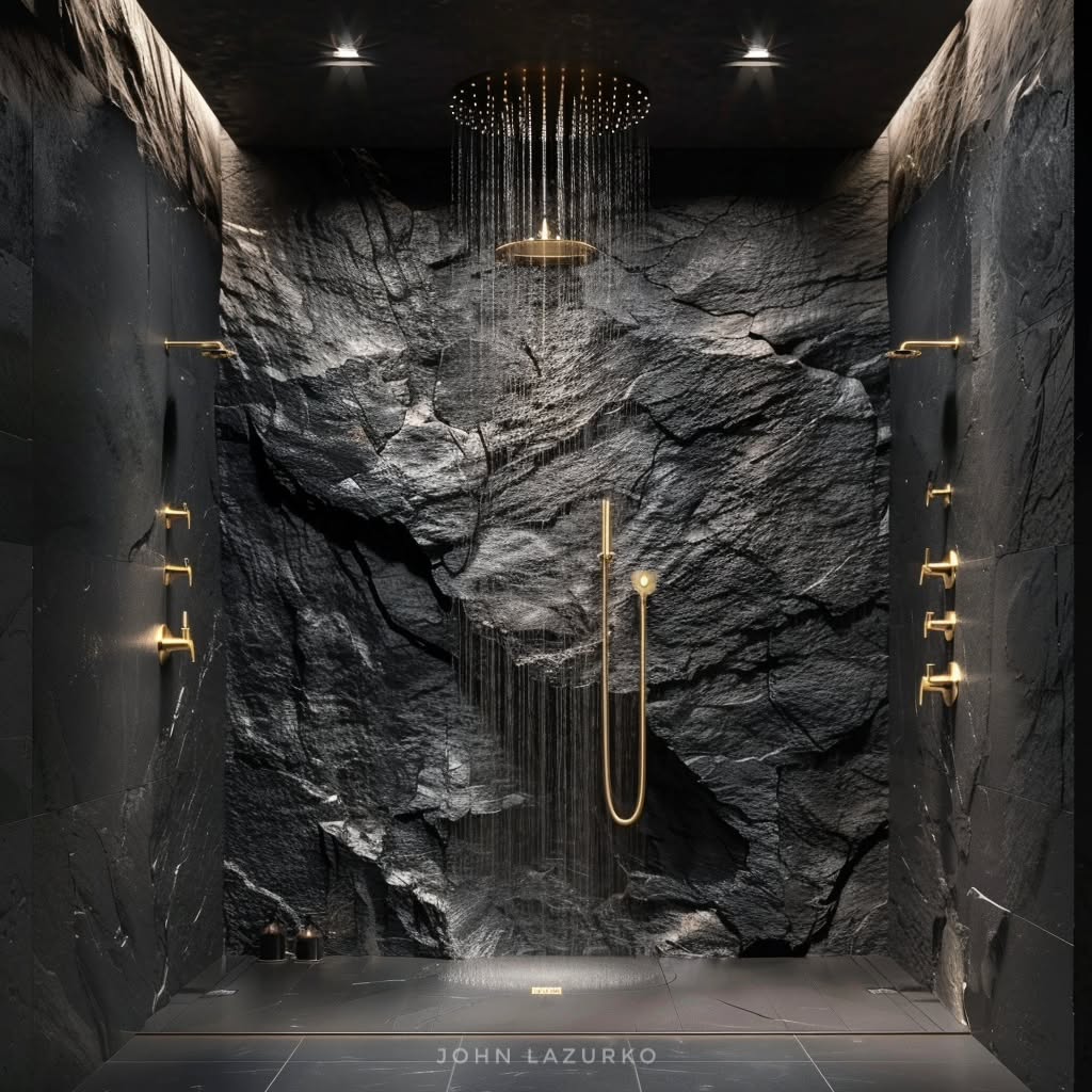 Elegance v černé, antracitové a tmavém dřevě: 20 inspirací pro koupelnu s wow efektem