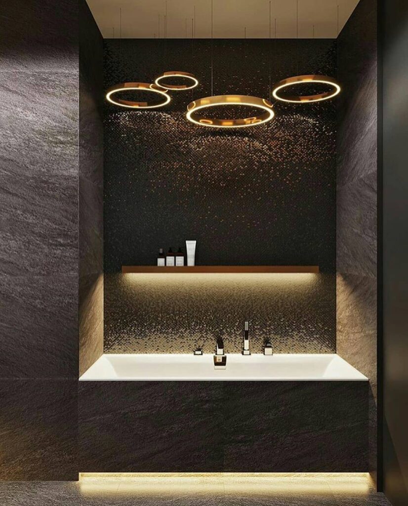 Elegance v černé, antracitové a tmavém dřevě: 20 inspirací pro koupelnu s wow efektem