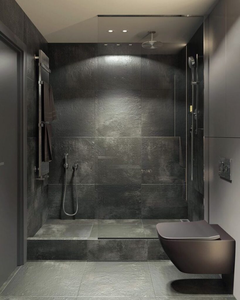 Elegance v černé, antracitové a tmavém dřevě: 20 inspirací pro koupelnu s wow efektem