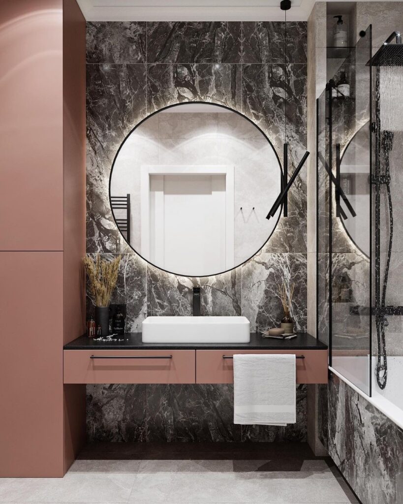 Elegance v černé, antracitové a tmavém dřevě: 20 inspirací pro koupelnu s wow efektem