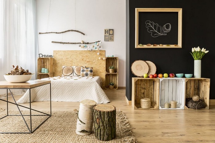 45+ kouzelných nápadů z dřevěných plátků, které zvládne každý